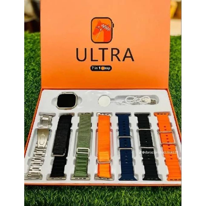 Authentic 7-in-1 Ultra Max 2 Smartwatch – Silver