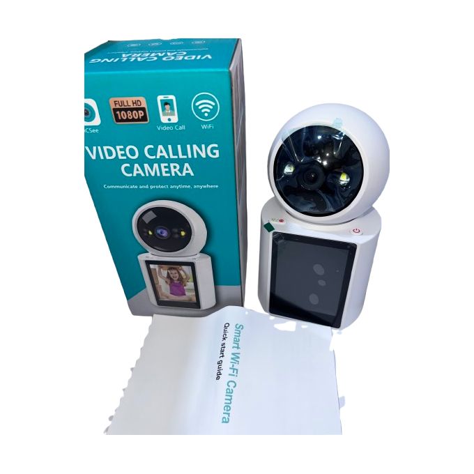White HD WiFi Camera with One-Touch Video Calling — product view 3