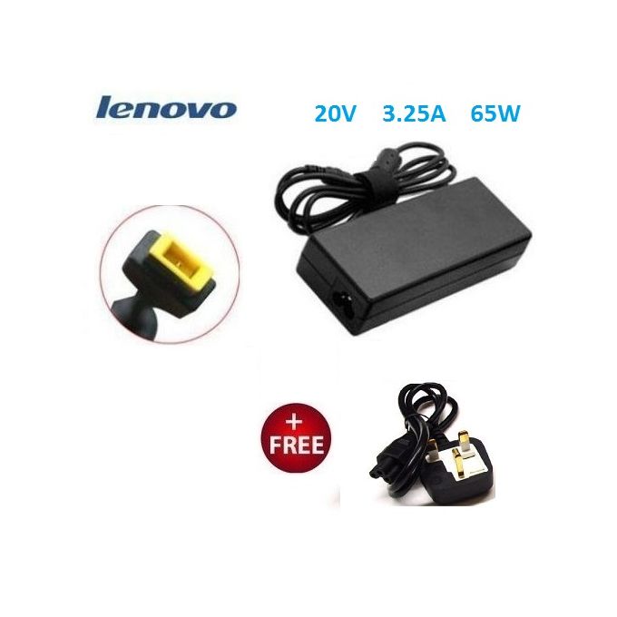 Lenovo 20V 3.25A Black USB Laptop Replacement AC Charger