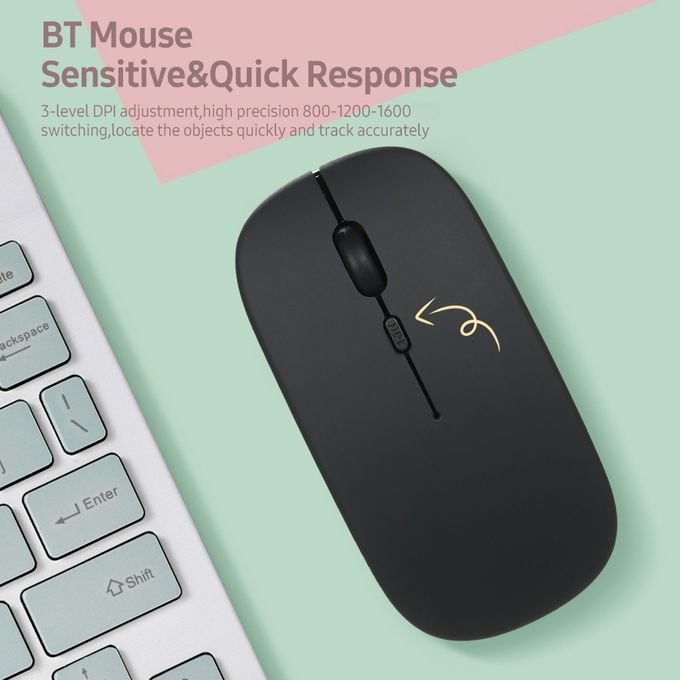 78-Key 10-inch Bluetooth Rechargeable Mini Keyboard and Mouse Set in kumasi