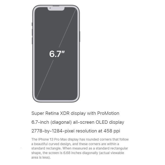 Apple iPhone 13 Pro Max – 128GB Storage, 6GB RAM – Graphite – Water and Dust Resistant — product view 3