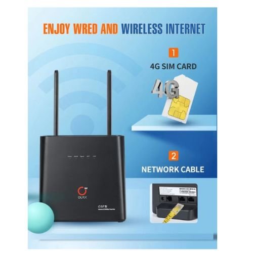 Buy OLAX Advanced 4G Smartbox – Cat 4 Router With 4 LAN Ports – For Business & Home Use (Support SIM Card) in Kumasi