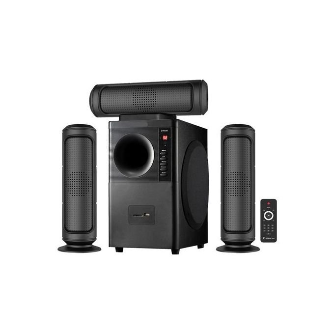Black Bluetooth Home Theater System 3.1 with Extra Bass and Remote Control