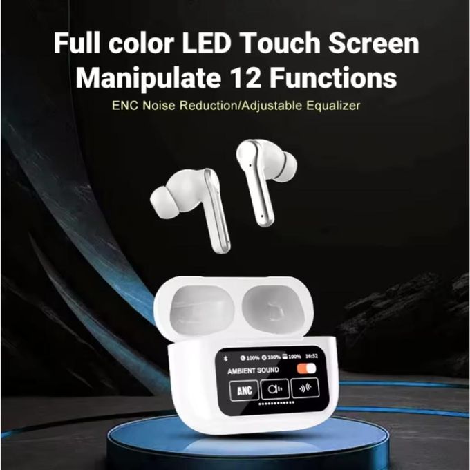 White Touchscreen In-Ear AirPods Pro with ENC/ANC