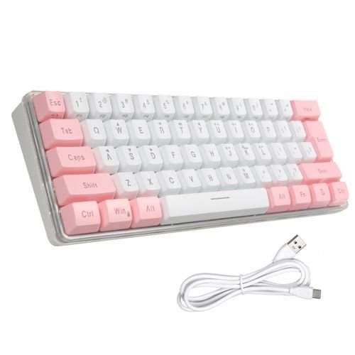 Buy 61 Keys Wired Keyboard Membrane Keyboard Compact Design RGB in Kumasi