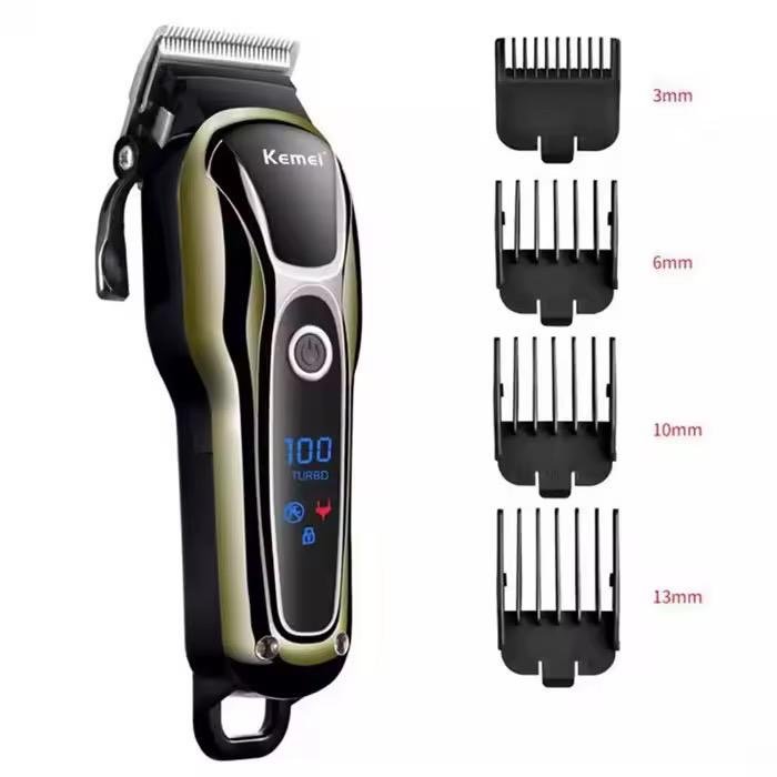 Buy Professional High-Quality Kemei Rechargeable Electric Hair Clippers KM-1990 House Hold Hair Trimmer Professional Trimmer in Kumasi