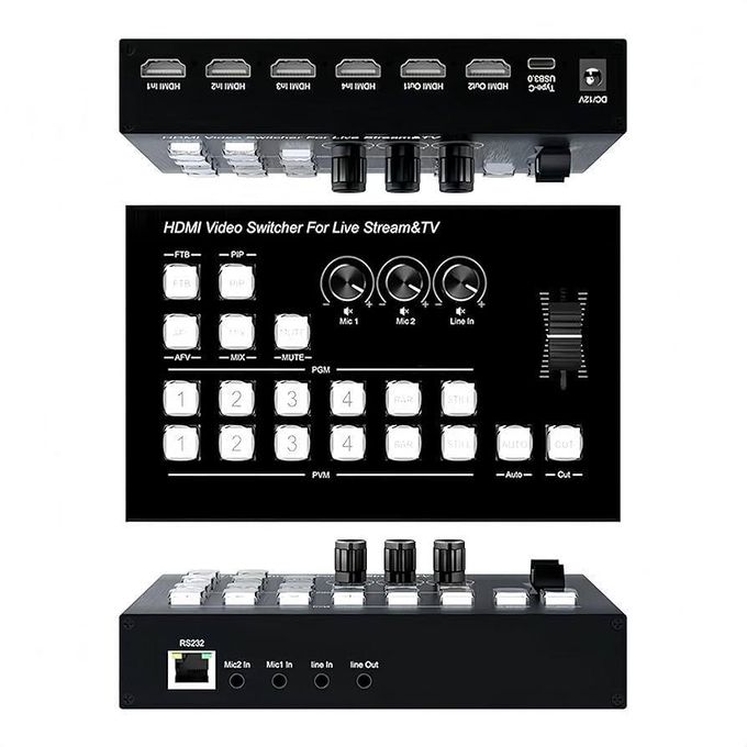 Live Streaming Video Switcher Mixer