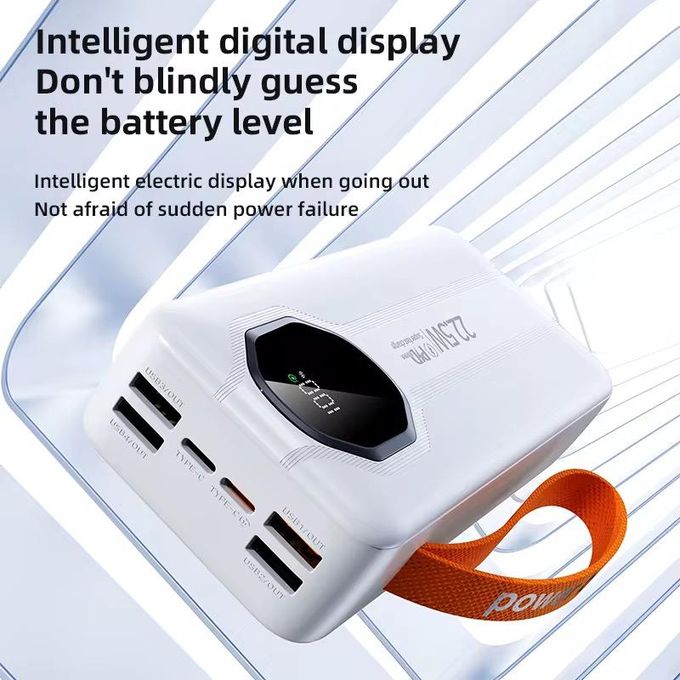 P9 – Extra-Large 40,000 mAh Power Bank with Integrated Multi-Charging Cables – BLACK