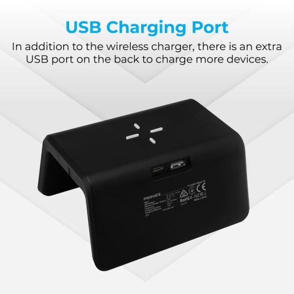 Multi-Function LED Alarm Clock with 10W Wireless Charger