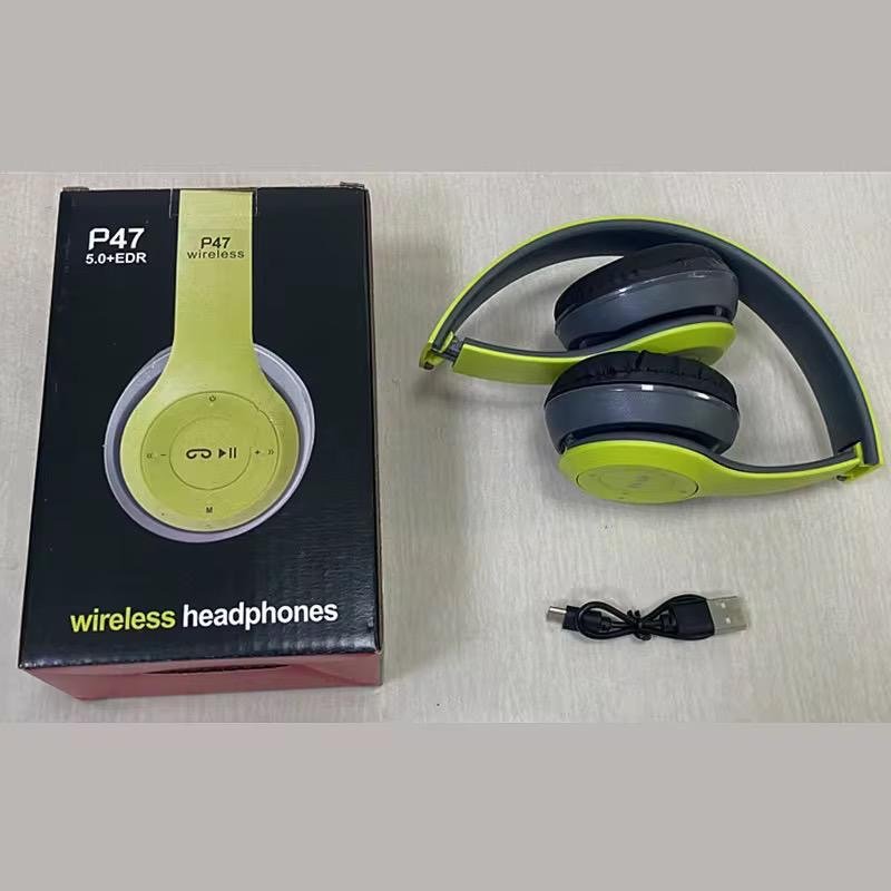 Buy G2L HIGH QUALITY Bluetooth Wireless Headphone with HD Sound Bass GREEN On the Ear Bluetooth Headset (Green, On the Ear) in Kumasi