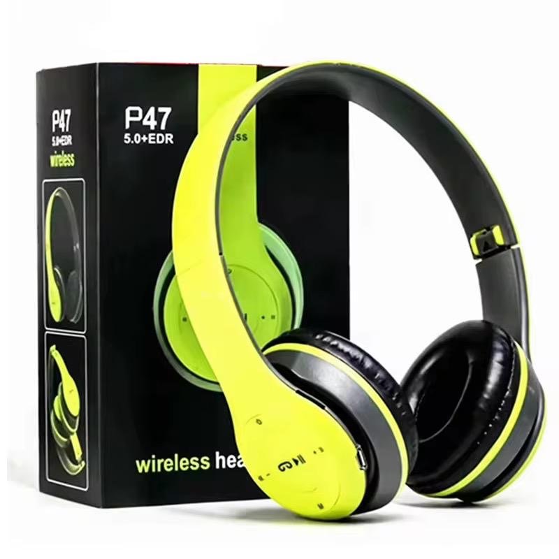 Buy G2L HIGH QUALITY Bluetooth Wireless Headphone with HD Sound Bass GREEN On the Ear Bluetooth Headset (Green, On the Ear) in Kumasi