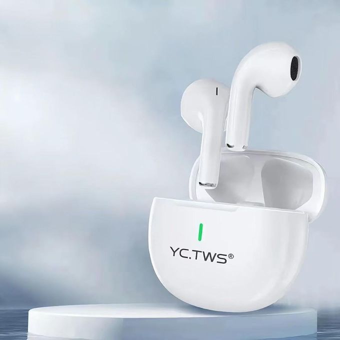 YC.TWS Wireless Bluetooth Earbuds with Hands-Free Calling – Black