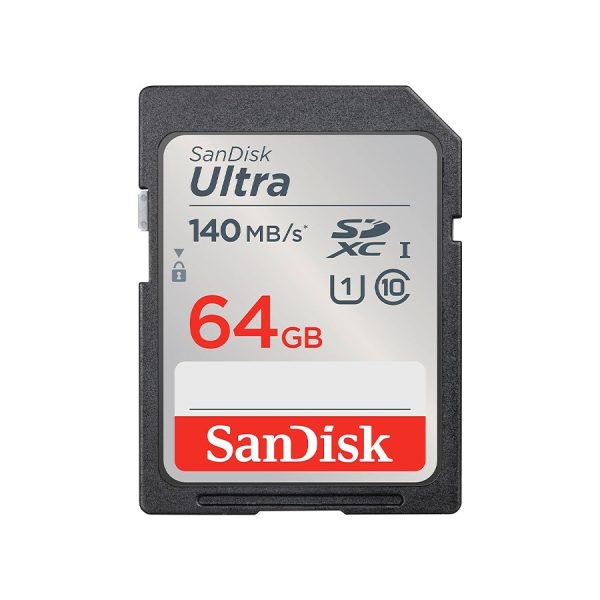 SanDisk Ultra 64 GB SDHC Card with 140MB/s Speed — product view 2
