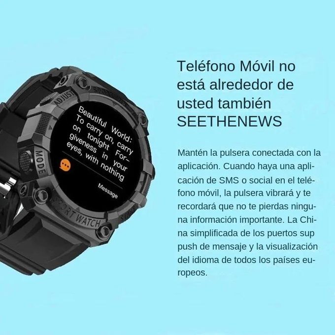 Y56 Bluetooth Smartwatch for Men and Women – Touchscreen Fitness Bracelet Compatible with iOS and Android (Model D20) — product view 3