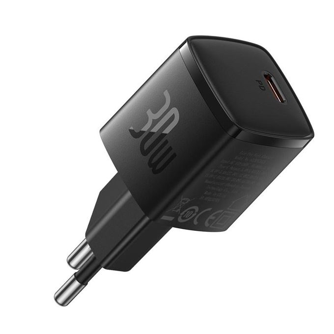Baseus Cube Pro 30W Fast Charger 1C – Black (EU Version)