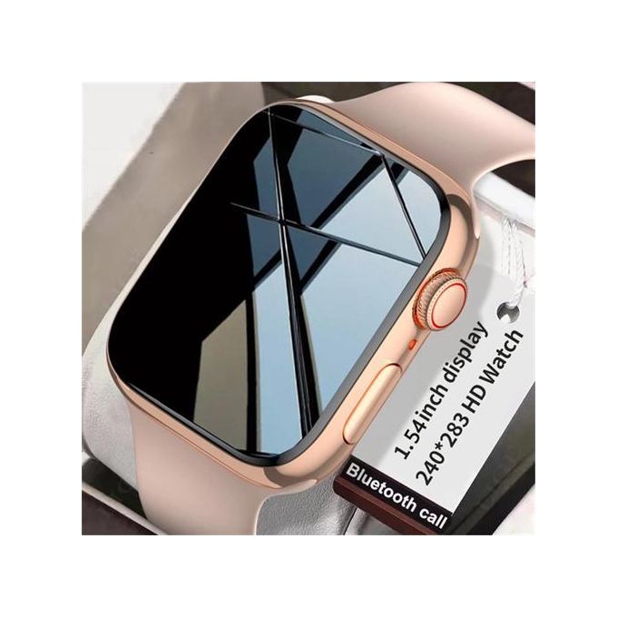 Smart Bluetooth Call Smartwatch with Full Touch Screen - Compatible with Android and iOS - Pink