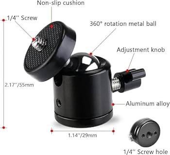 Buy 1pc Mini Swivel Ball Head Tripod Head 360 Degree Rotating in Kumasi