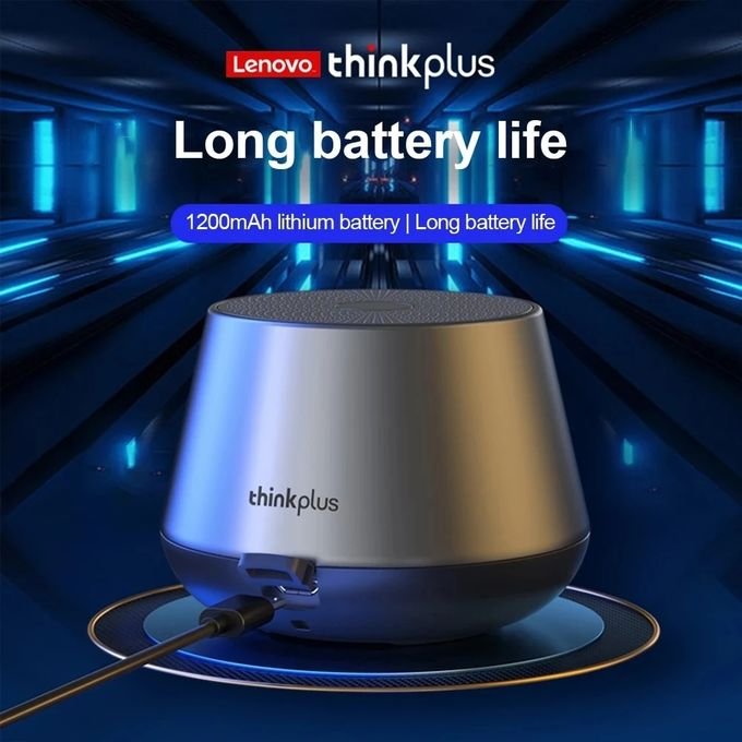 Lenovo K3 Pro Portable Mini Speaker – Wireless Bluetooth 5.0 Outdoor Loudspeaker with Powerful Bass Music Playback