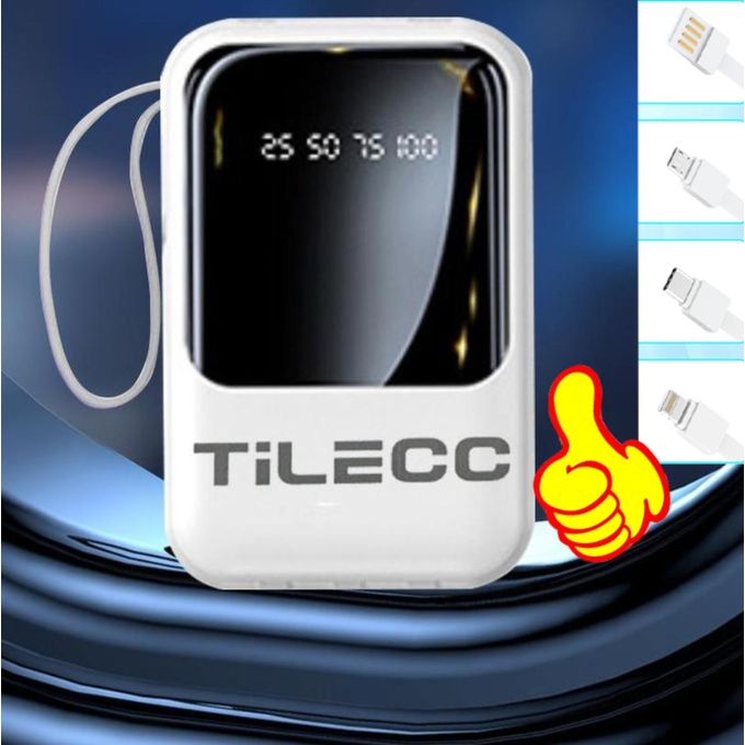 TiLECC TC8511 Compact Mini 4-Wire 20,000 mAh Digital Display LED Portable Power Supply