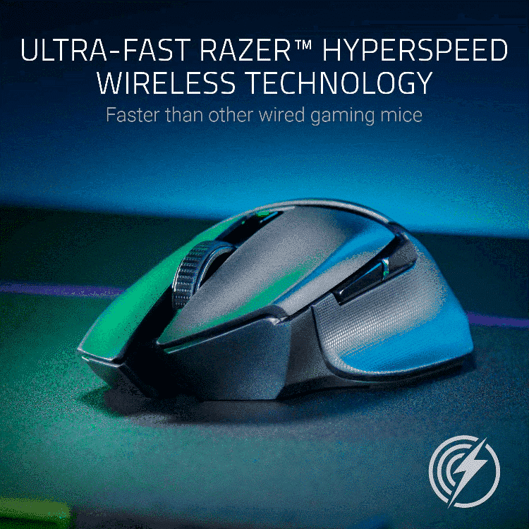 Razer Basilisk X HyperSpeed Wireless Gaming Mouse for PC