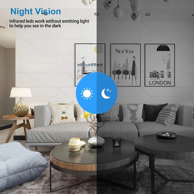 Compact Wi-Fi 1080p Surveillance Camera
