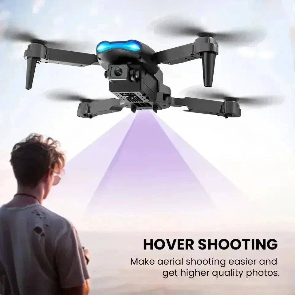 E99 pro drone quadcopter fernbedienung griff viera chsige flugzeuge hd 6k fotografie uav höhen fixierung hubschraubers pielzeug in kumasi — product view 5