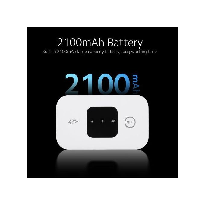 Portable 4G LTE Mobile WiFi Hotspot MiFi with SIM Card Slot – 150Mbps Speed