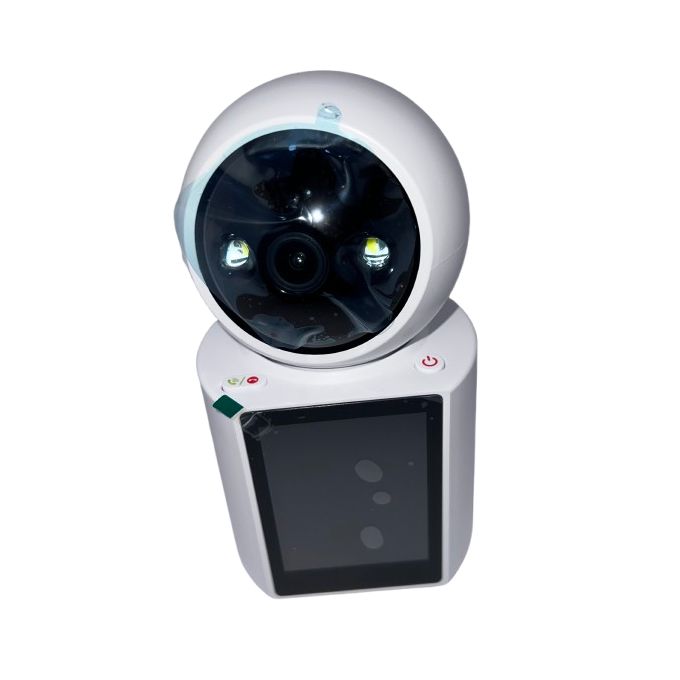White HD WiFi Camera with One-Touch Video Calling — product view 2