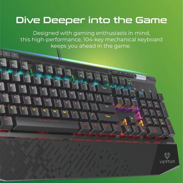 Vertux Gaming Mechanical Keyboard
