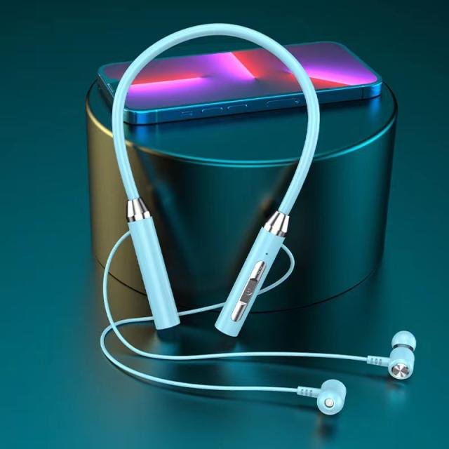 Buy New Bluetooth earphones, in ear neck hanging sports earphones, super long standby battery life, universal mobile phone in Kumasi