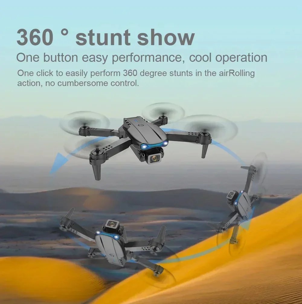 E99 pro drone quadcopter fernbedienung griff viera chsige flugzeuge hd 6k fotografie uav höhen fixierung hubschraubers pielzeug in kumasi — product view 4
