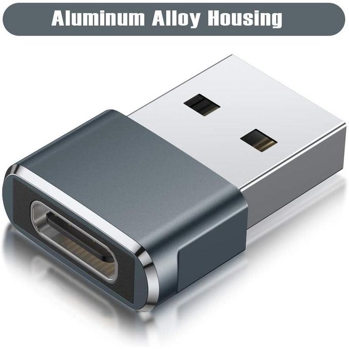 USB to USB-C Adapter: USB-C Female to USB-A Male Type C OTG Converter for All Phones and Devices — product view 3