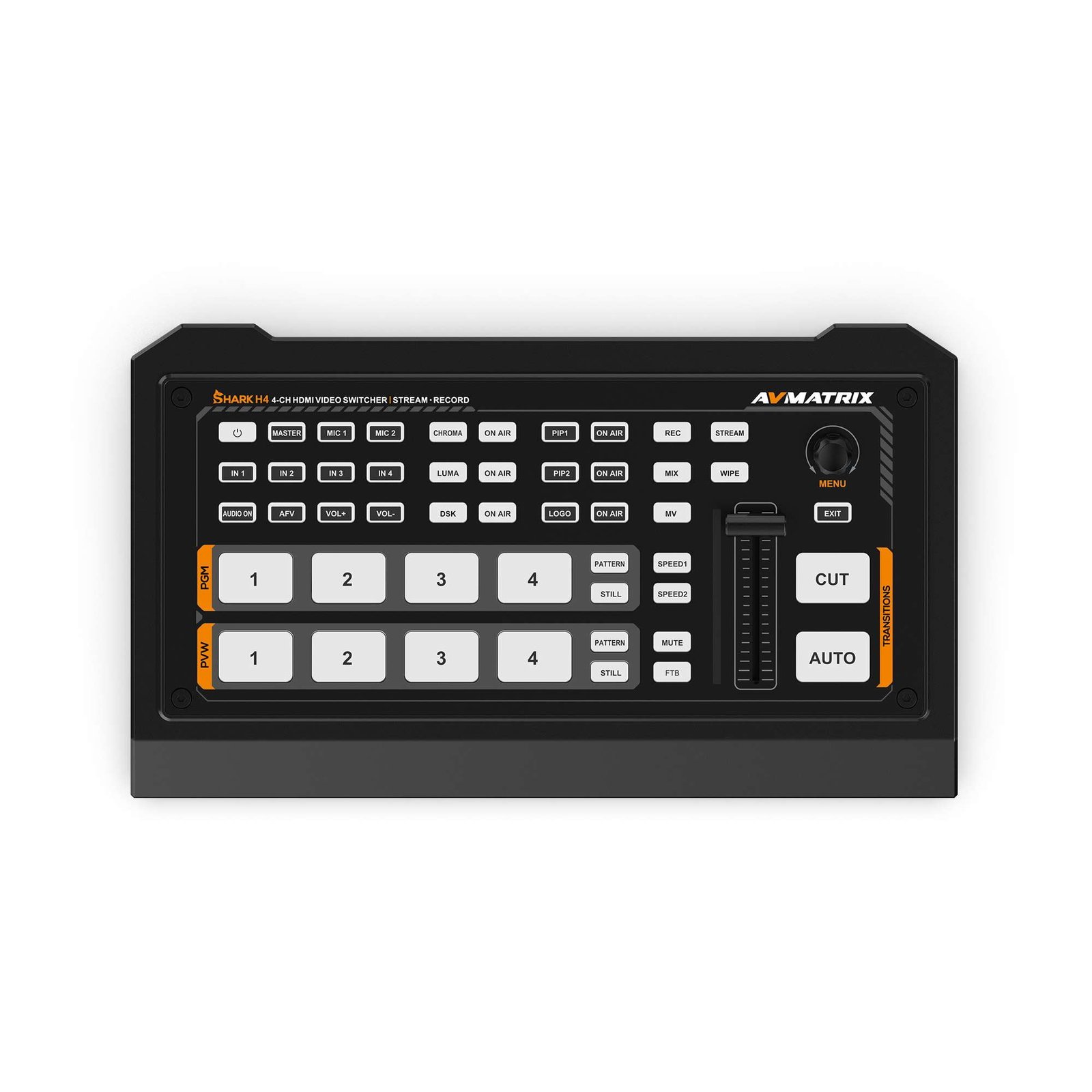 AVMATRIX Shark H4 Four-Channel HDMI Video Switcher
