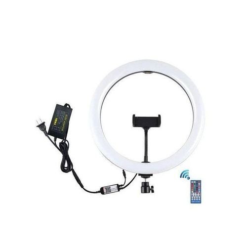 Buy Ring Light LED Selfie 8 10 12 14 Inch With Stand Trod Desktop Dimmable Lamp Photo Video Camera Phone Makeup Live Fill in Kumasi