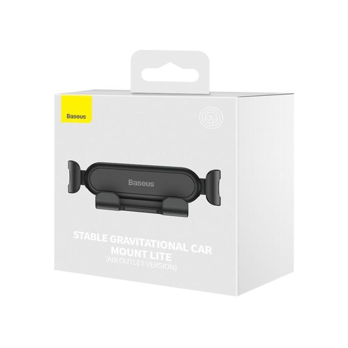Baseus Lite-Air Black Gravitational Car Mount for Air Vents in kumasi — product view 4