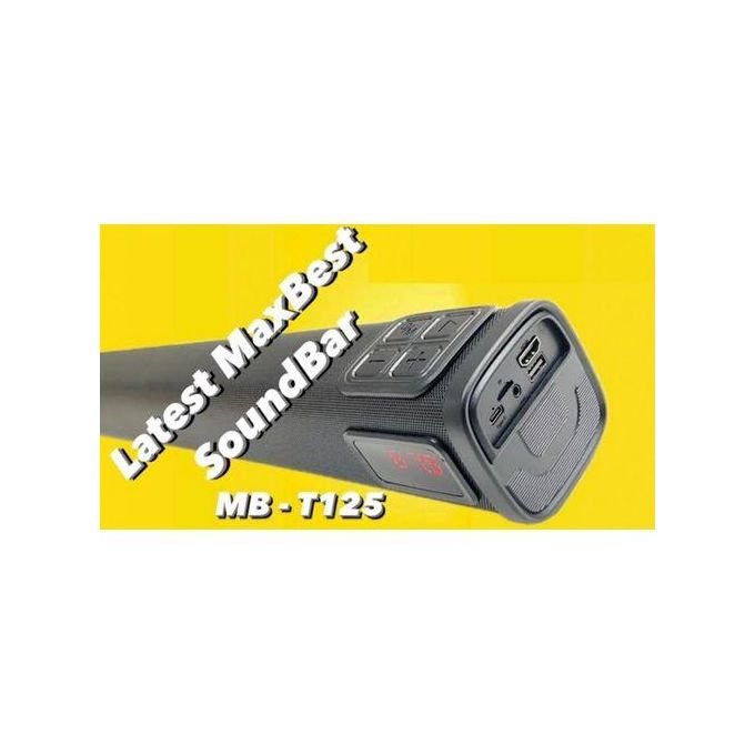 Maxbest MB-T125 Black Hi-Fi Wireless Sound Bar for TV in kumasi