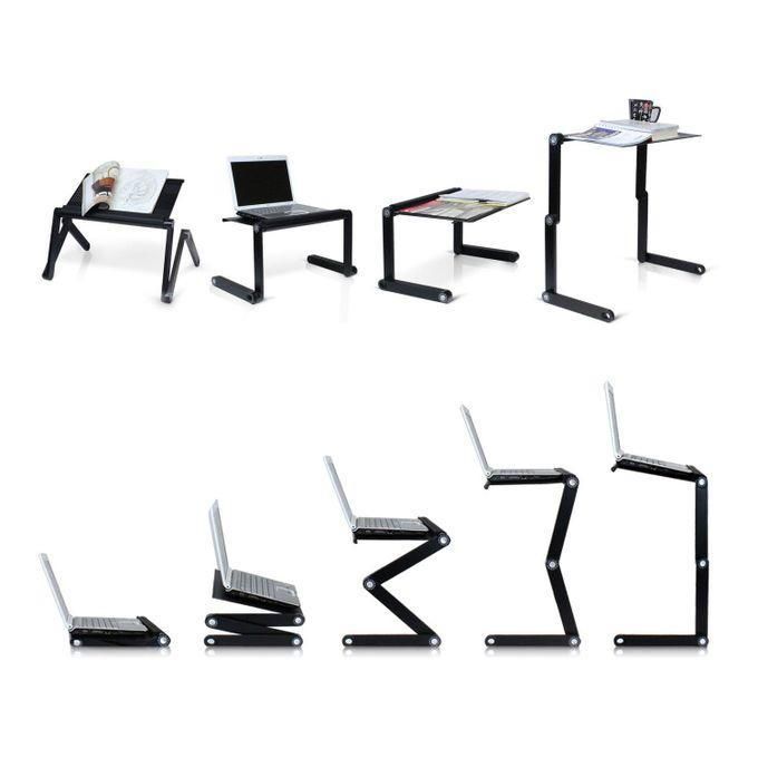 Versatile Black Laptop Desk