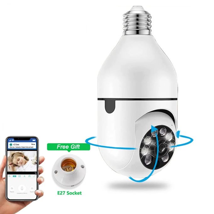 360-Degree Security Camera Bulb