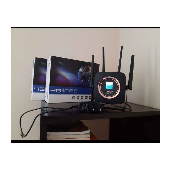 Universal 4G LTE Router – Black by Cpe