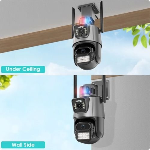 Buy Ptz 8MP 4K Wifi Dual Lens CCTV Security Camera HD IP Auto Tracking Camera Video Surveillance Camera in Kumasi