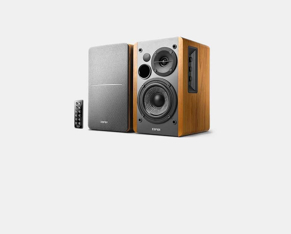 Bluetooth Bookshelf Speakers with Built-in Amplifier by Edifier