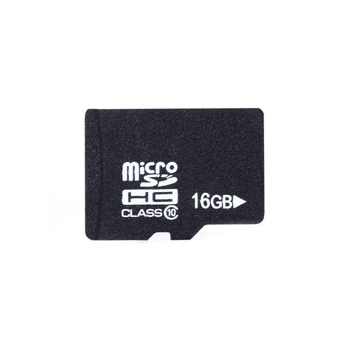 16GB Black MicroSD Card with Adapter