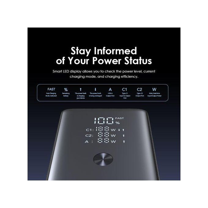 Oraimo PowerJet 130 27600mAh 130W Portable Charger