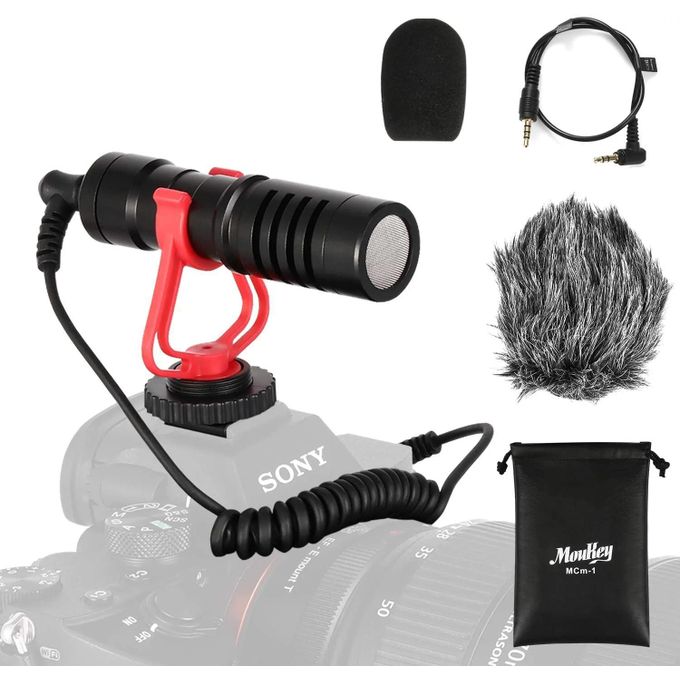 Compact Directional Lavalier Microphone for Phones and Cameras – Black — product view 2