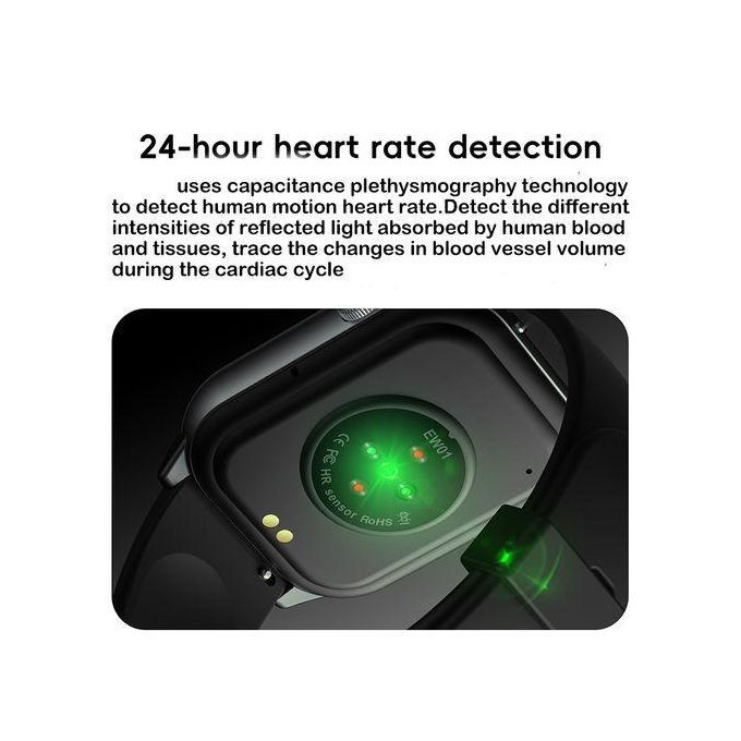 RichRipple GS77 Plus Smartwatch with Bluetooth Calling, 2.01-Inch Display, 24-Hour Heart Rate and Sleep Monitoring, IP68 Waterproof Rating, and 100 Sports Modes