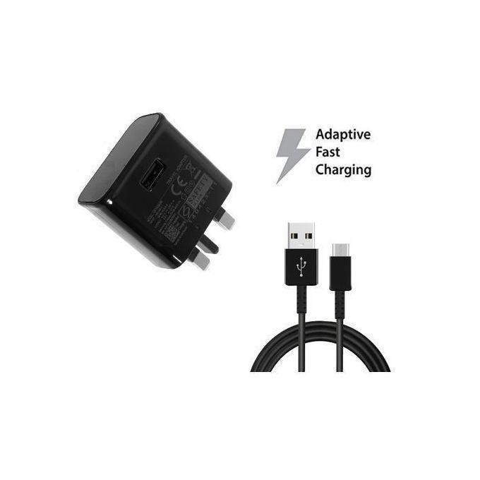 Samsung EP-TA300 Quick Charger with Type-C Cable – Black