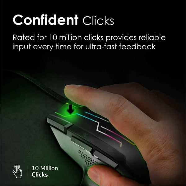 Vertux Wired Gaming Mouse Device