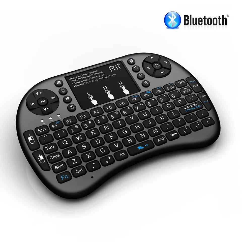 Buy Rii i8+ BT Mini Bluetooth Backlight Touchpad Keyboard in Kumasi