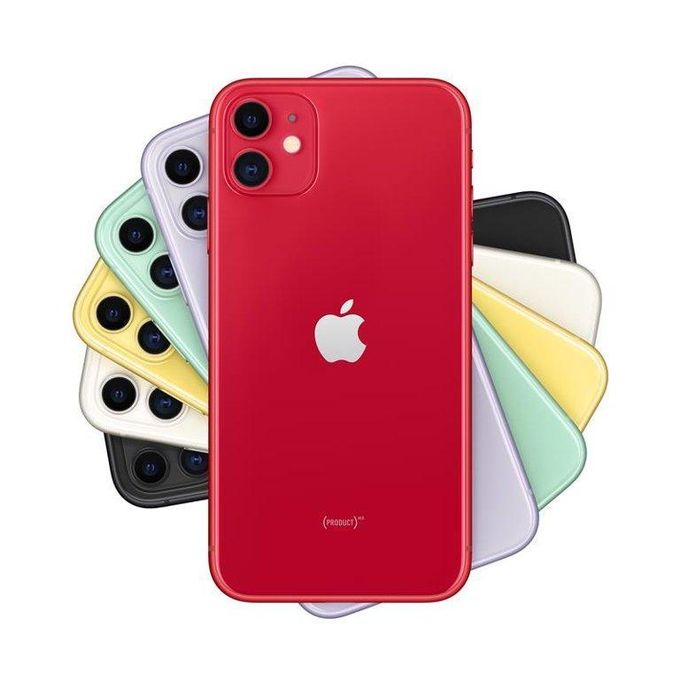 iPhone 11 – 64GB Storage – 4GB RAM – 12MP Rear and Front Cameras – 3110 mAh Battery – Red