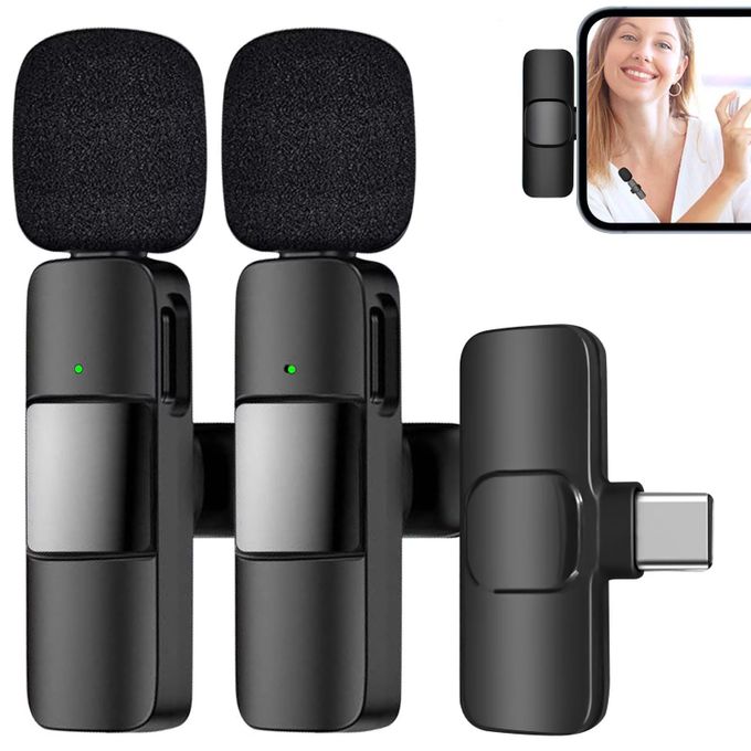 Mini Portable Wireless Lavalier Microphone for Type C Devices